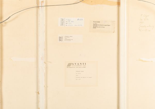 Fernand Léger : La ville  - Asta Arte Moderna e Contemporanea - Associazione Nazionale - Case d'Asta italiane