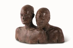 Igor Mitoraj : Coppia per l'eternit� II  - Asta Arte Moderna e Contemporanea - Associazione Nazionale - Case d'Asta italiane