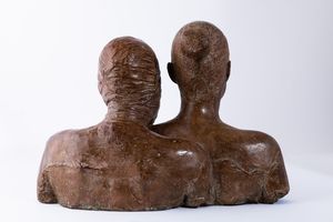 Igor Mitoraj : Coppia per l'eternit� II  - Asta Arte Moderna e Contemporanea - Associazione Nazionale - Case d'Asta italiane