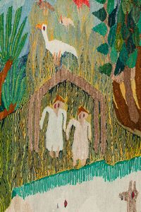 Alfredo Gauro Ambrosi : Villaggio tropicale  - Asta Arte Moderna e Contemporanea - Associazione Nazionale - Case d'Asta italiane