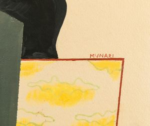 BRUNO MUNARI : Tavola per cantastorie di Campari, 1932  - Asta Arte Moderna e Contemporanea - Associazione Nazionale - Case d'Asta italiane