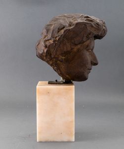Giacomo Manzù : Testa  - Asta Arte Moderna e Contemporanea - Associazione Nazionale - Case d'Asta italiane