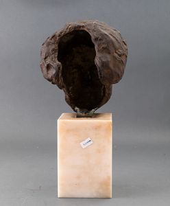 Giacomo Manzù : Testa  - Asta Arte Moderna e Contemporanea - Associazione Nazionale - Case d'Asta italiane