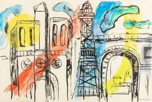 Fernand Léger : La ville  - Asta Arte Moderna e Contemporanea - Associazione Nazionale - Case d'Asta italiane