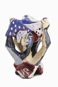 Leoncillo Leonardi : Piede di tavolo con medusa  - Asta Arte Moderna e Contemporanea - Associazione Nazionale - Case d'Asta italiane