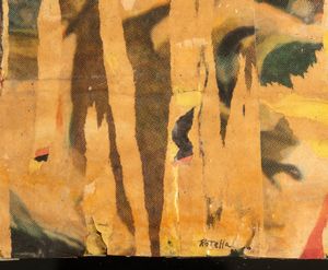 MIMMO ROTELLA : Senza titolo  - Asta Arte Moderna e Contemporanea - Associazione Nazionale - Case d'Asta italiane