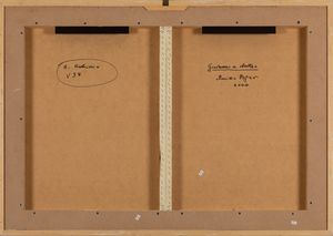 Emilio Isgrò : Giovanni e Matteo  - Asta Arte Moderna e Contemporanea - Associazione Nazionale - Case d'Asta italiane