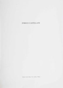 ENRICO CASTELLANI : Compendio di parte dellopera grafica di Enrico Castellani  - Asta Arte Moderna e Contemporanea - Associazione Nazionale - Case d'Asta italiane