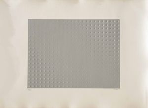 ENRICO CASTELLANI : Compendio di parte dellopera grafica di Enrico Castellani  - Asta Arte Moderna e Contemporanea - Associazione Nazionale - Case d'Asta italiane