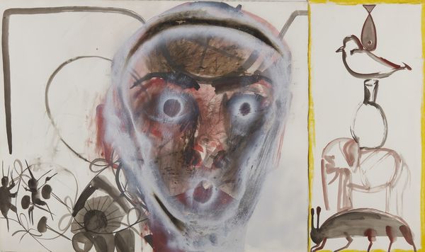 CLEMENTE FRANCESCO (n. 1952) : Autoritratto e Peso.  - Asta Asta 368 | ARTE MODERNA E CONTEMPORANEA Tradizionale - Associazione Nazionale - Case d'Asta italiane