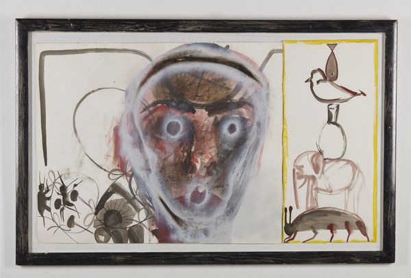 CLEMENTE FRANCESCO (n. 1952) : Autoritratto e Peso.  - Asta Asta 368 | ARTE MODERNA E CONTEMPORANEA Tradizionale - Associazione Nazionale - Case d'Asta italiane