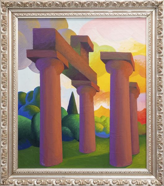 SALVO (SALVATORE MANGIONE) (1947 - 2015) : Quattro colonne.  - Asta Asta 368 | ARTE MODERNA E CONTEMPORANEA Tradizionale - Associazione Nazionale - Case d'Asta italiane