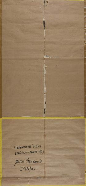 SARMENTO JULIAO (1948 - 2021) : Terremoto (parte prima).  - Asta Asta 368 | ARTE MODERNA E CONTEMPORANEA Tradizionale - Associazione Nazionale - Case d'Asta italiane