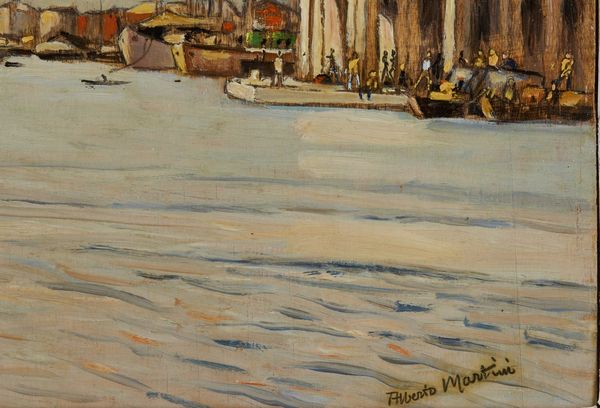 MARTINI ALBERTO (1876 - 1954) : Bacino di S.Marco, Venezia.  - Asta Asta 368 | ARTE MODERNA E CONTEMPORANEA Tradizionale - Associazione Nazionale - Case d'Asta italiane