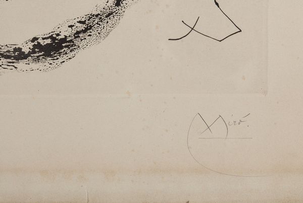 MIRO' JOAN (1893 - 1983) : Le porteur d'eau V.  - Asta Asta 368 | ARTE MODERNA E CONTEMPORANEA Tradizionale - Associazione Nazionale - Case d'Asta italiane