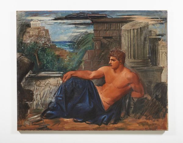 FUNI ACHILLE (1890 - 1972) : Riposo di Apollo.  - Asta Asta 368 | ARTE MODERNA E CONTEMPORANEA Tradizionale - Associazione Nazionale - Case d'Asta italiane