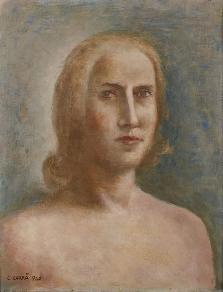 CARRA' CARLO (1881 - 1966) : Testa di donna.  - Asta Asta 368 | ARTE MODERNA E CONTEMPORANEA Tradizionale - Associazione Nazionale - Case d'Asta italiane