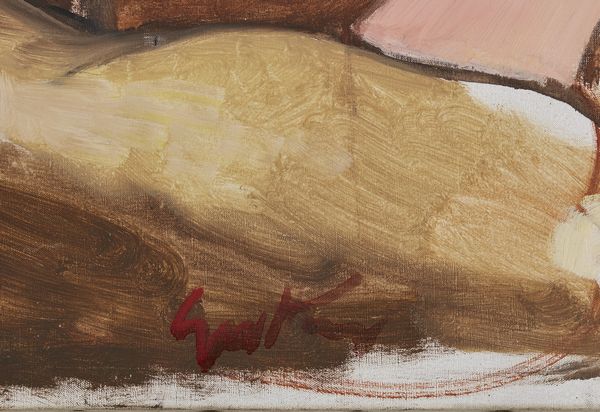 GUTTUSO RENATO (1912 - 1987) : Nudo.  - Asta Asta 368 | ARTE MODERNA E CONTEMPORANEA Tradizionale - Associazione Nazionale - Case d'Asta italiane