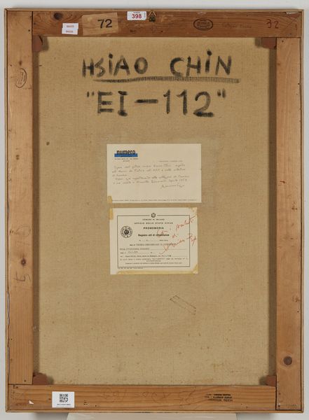 CHIN HSIAO (n. 1935) : EI - 112.  - Asta Asta 368 | ARTE MODERNA E CONTEMPORANEA Tradizionale - Associazione Nazionale - Case d'Asta italiane