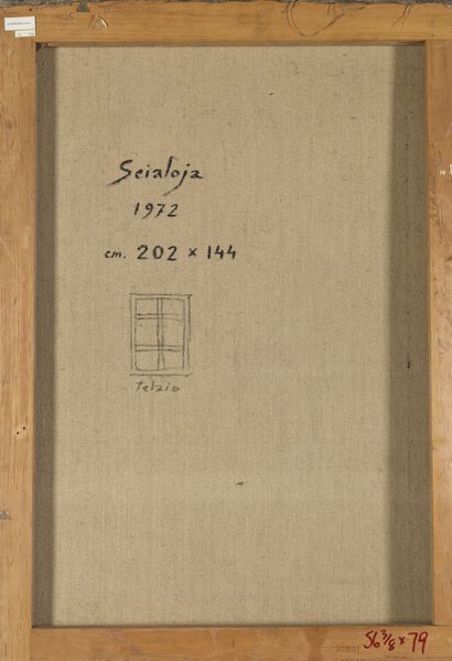 SCIALOJA TOTI (1914 - 1998) : Senza titolo.  - Asta Asta 368 | ARTE MODERNA E CONTEMPORANEA Tradizionale - Associazione Nazionale - Case d'Asta italiane