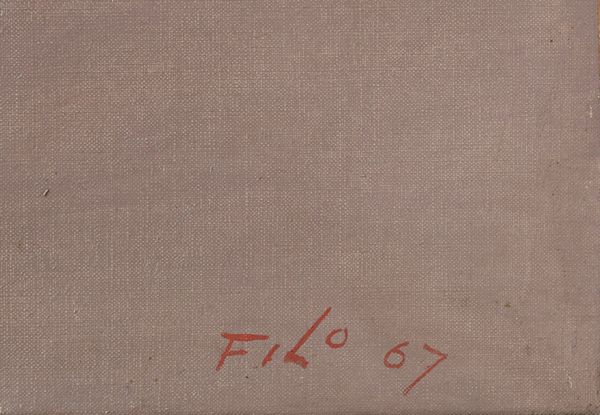 FILOPOVIC BRANKO (1924 - 1997) : Senza titolo.  - Asta Asta 368 | ARTE MODERNA E CONTEMPORANEA Tradizionale - Associazione Nazionale - Case d'Asta italiane