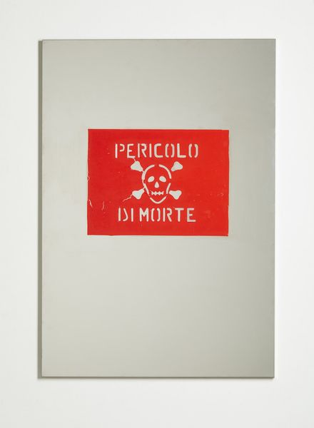 PISTOLETTO MICHELANGELO (n. 1933) : Pericolo di morte.  - Asta Asta 368 | ARTE MODERNA E CONTEMPORANEA Tradizionale - Associazione Nazionale - Case d'Asta italiane