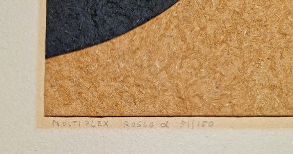 BURRI ALBERTO (1915 - 1995) : Multiplex - Rosso alfa.  - Asta Asta 368 | ARTE MODERNA E CONTEMPORANEA Tradizionale - Associazione Nazionale - Case d'Asta italiane