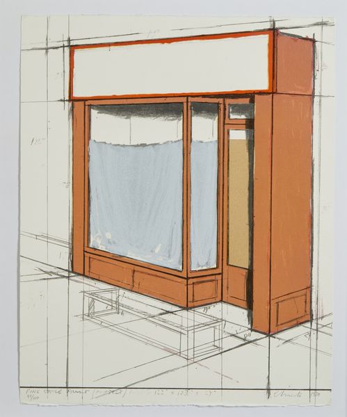 CHRISTO  (1935 - 2020) : Pink Store Front, Project.  - Asta Asta 368 | ARTE MODERNA E CONTEMPORANEA Tradizionale - Associazione Nazionale - Case d'Asta italiane