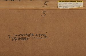 CLEMENTE FRANCESCO (n. 1952) : Autoritratto e Peso.  - Asta Asta 368 | ARTE MODERNA E CONTEMPORANEA Tradizionale - Associazione Nazionale - Case d'Asta italiane