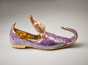 ONTANI LUIGI (n. 1943) : Babbuccia orientale.  - Asta Asta 368 | ARTE MODERNA E CONTEMPORANEA Tradizionale - Associazione Nazionale - Case d'Asta italiane