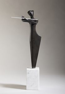 GIORNI GIANFRANCO (n. 1948) : Flautista.  - Asta Asta 368 | ARTE MODERNA E CONTEMPORANEA Tradizionale - Associazione Nazionale - Case d'Asta italiane