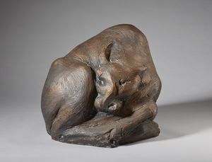 GRECO EMILIO (1913 - 1995) : Il Bove.  - Asta Asta 368 | ARTE MODERNA E CONTEMPORANEA Tradizionale - Associazione Nazionale - Case d'Asta italiane