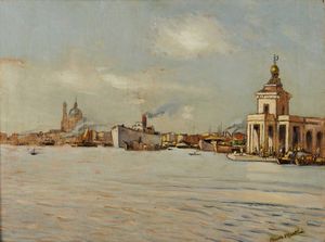 MARTINI ALBERTO (1876 - 1954) - Bacino di S.Marco, Venezia.