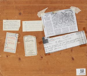 CANGIULLO FRANCESCO (1884 - 1977) : Lettere umanizzate: 4 carabinieri, 5 gobbi, 2 balie, 1 ballerino.  - Asta Asta 368 | ARTE MODERNA E CONTEMPORANEA Tradizionale - Associazione Nazionale - Case d'Asta italiane