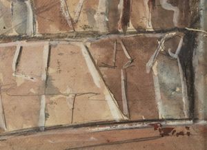 SIRONI MARIO (1885 - 1961) : Composizione.  - Asta Asta 368 | ARTE MODERNA E CONTEMPORANEA Tradizionale - Associazione Nazionale - Case d'Asta italiane