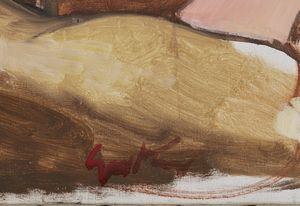 GUTTUSO RENATO (1912 - 1987) : Nudo.  - Asta Asta 368 | ARTE MODERNA E CONTEMPORANEA Tradizionale - Associazione Nazionale - Case d'Asta italiane