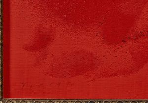 TURCATO GIULIO (1912 - 1995) : Cangiante arancio.  - Asta Asta 368 | ARTE MODERNA E CONTEMPORANEA Tradizionale - Associazione Nazionale - Case d'Asta italiane