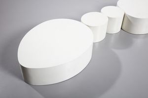 SPALLETTI ETTORE (n. 1940) : Forme (Bianco).  - Asta Asta 368 | ARTE MODERNA E CONTEMPORANEA Tradizionale - Associazione Nazionale - Case d'Asta italiane