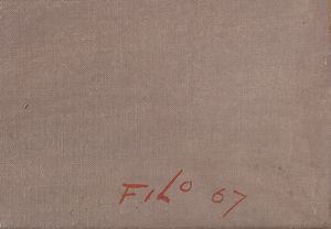 FILOPOVIC BRANKO (1924 - 1997) : Senza titolo.  - Asta Asta 368 | ARTE MODERNA E CONTEMPORANEA Tradizionale - Associazione Nazionale - Case d'Asta italiane