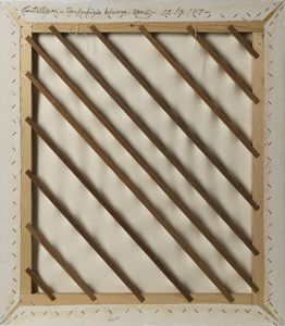 CASTELLANI ENRICO (1930 - 2017) : Superficie bianca.  - Asta Asta 368 | ARTE MODERNA E CONTEMPORANEA Tradizionale - Associazione Nazionale - Case d'Asta italiane