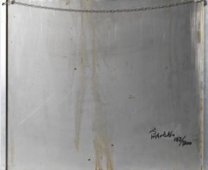 PISTOLETTO MICHELANGELO (n. 1933) : Fiat - ritmo.  - Asta Asta 368 | ARTE MODERNA E CONTEMPORANEA Tradizionale - Associazione Nazionale - Case d'Asta italiane