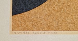 BURRI ALBERTO (1915 - 1995) : Multiplex - Rosso alfa.  - Asta Asta 368 | ARTE MODERNA E CONTEMPORANEA Tradizionale - Associazione Nazionale - Case d'Asta italiane