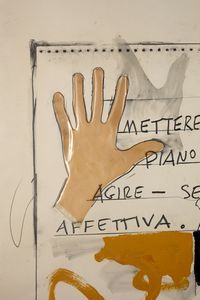 SCHIFANO MARIO (1934 - 1998) : Senza titolo.  - Asta Asta 368 | ARTE MODERNA E CONTEMPORANEA Tradizionale - Associazione Nazionale - Case d'Asta italiane