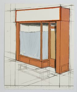CHRISTO  (1935 - 2020) : Pink Store Front, Project.  - Asta Asta 368 | ARTE MODERNA E CONTEMPORANEA Tradizionale - Associazione Nazionale - Case d'Asta italiane