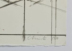 CHRISTO  (1935 - 2020) : Pink Store Front, Project.  - Asta Asta 368 | ARTE MODERNA E CONTEMPORANEA Tradizionale - Associazione Nazionale - Case d'Asta italiane