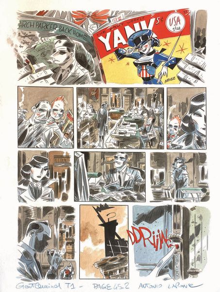 Antonio Lapone : Gentlemind T1<BR>  - Asta POP Culture and Comics - Associazione Nazionale - Case d'Asta italiane