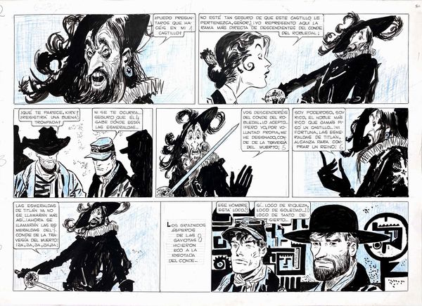 Hugo Pratt : Il Sergente Kirk<BR>  - Asta POP Culture and Comics - Associazione Nazionale - Case d'Asta italiane
