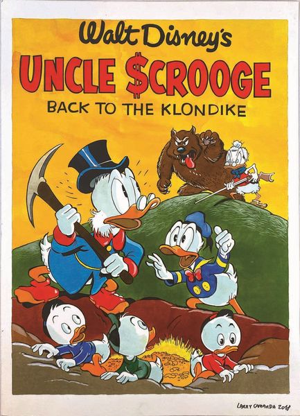 Larry Camarda : Uncle Scrooge Back to the Klondike. Tributo a Carl Barks<BR>  - Asta POP Culture and Comics - Associazione Nazionale - Case d'Asta italiane