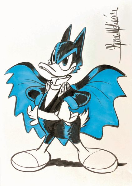 Lara Molinari : Paper Bat  - Asta POP Culture and Comics - Associazione Nazionale - Case d'Asta italiane