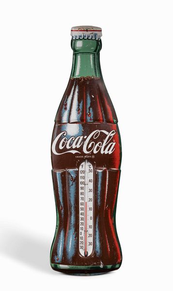Anonimo : Termometro Coca Cola  - Asta POP Culture and Comics - Associazione Nazionale - Case d'Asta italiane